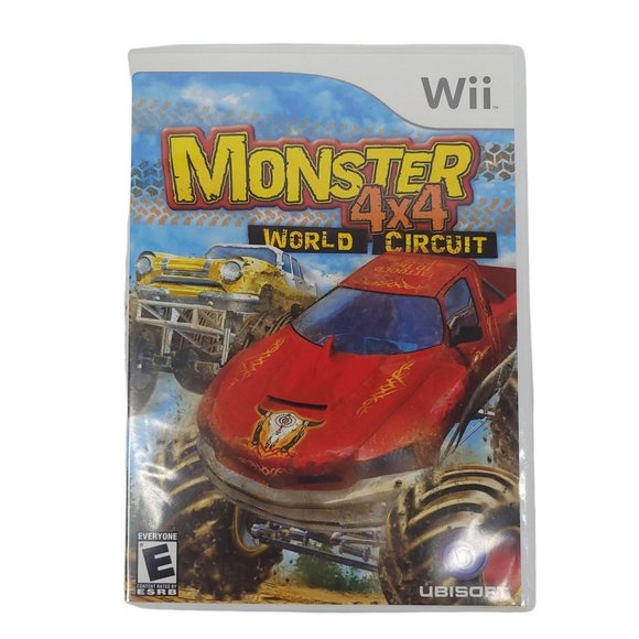 Nintendo Wii Monster 4x4 World Circuit 2006 Video Game Jewel Case Tested Works - Picture 1 of 8